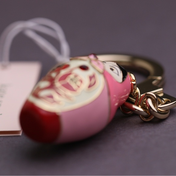 Kate Spade Russian Nesting Doll Key Ring - Picture 6 of 6